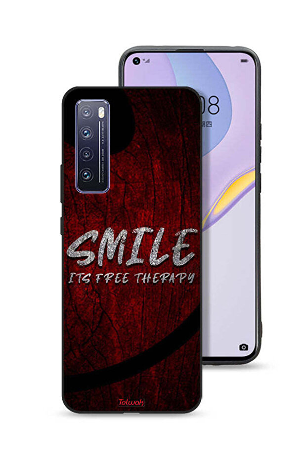 Huawei nova 7 5G Protective Case Cover Smile Its Free Therapy