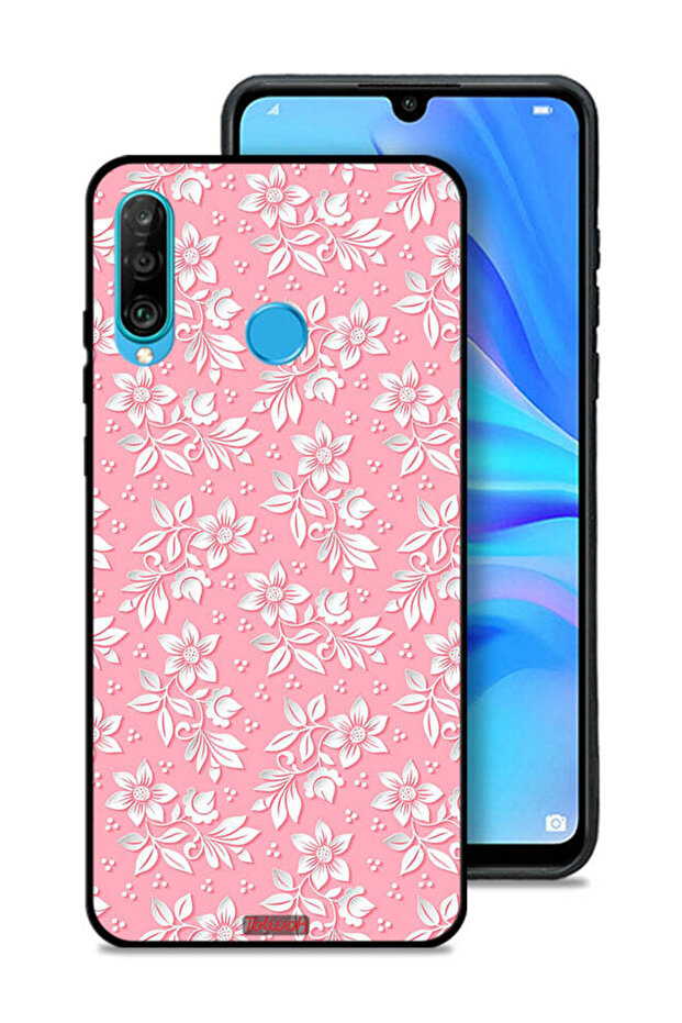 غطاء حماية لهاتف هواوي نوفا 4e بنمط خلفية زهور - 1