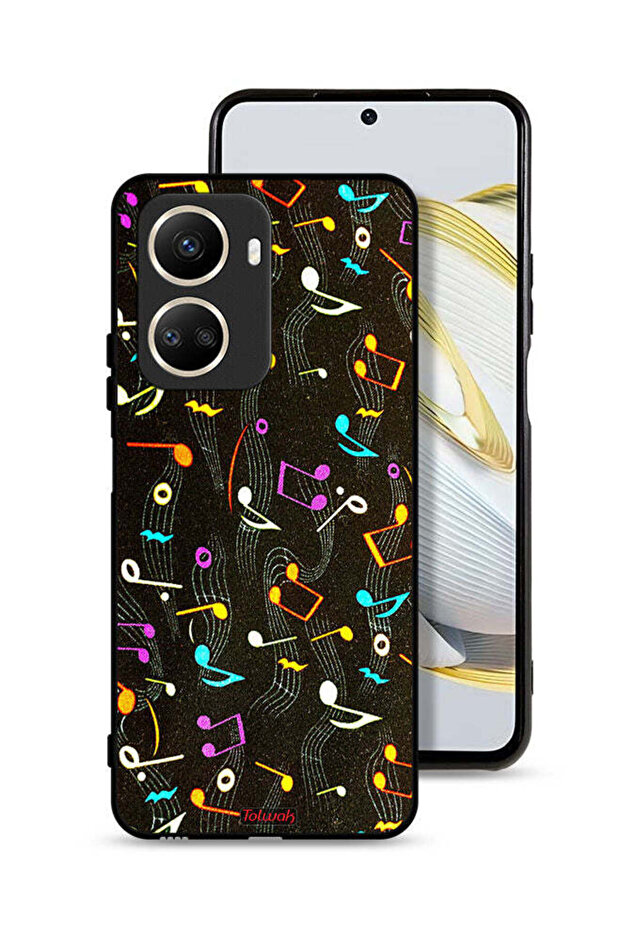Huawei nova 10 SE Protective Case Cover Music Fabric Pattern