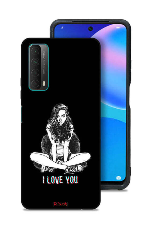 Huawei P smart (2021) Protective Case Cover I Love You Art