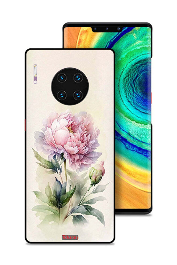 Huawei Mate 30 Pro Protective Case Cover Watercolor Rose Paint Art