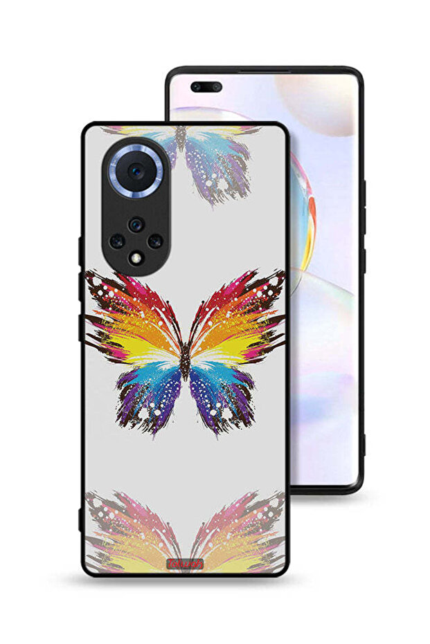 Honor 50 Pro Protective Case Cover Digital Art Simple Background Minimalism Butterfly