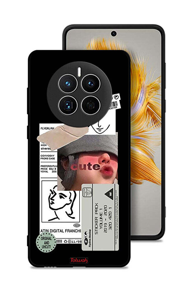 Huawei Mate 50 Protective Case Cover Cute Sticker