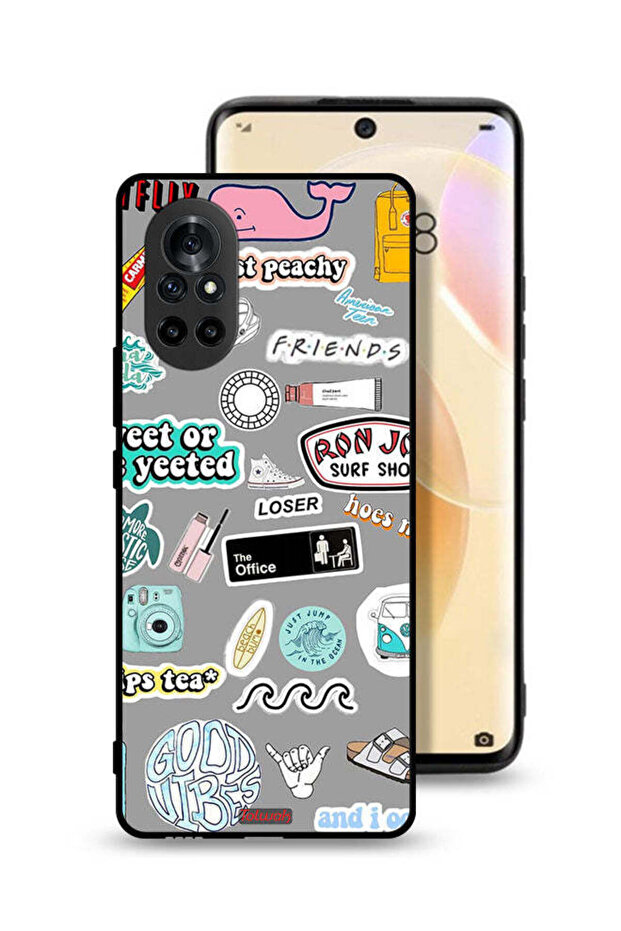 Huawei nova 8 Protective Case Cover Good Vibes Stickers