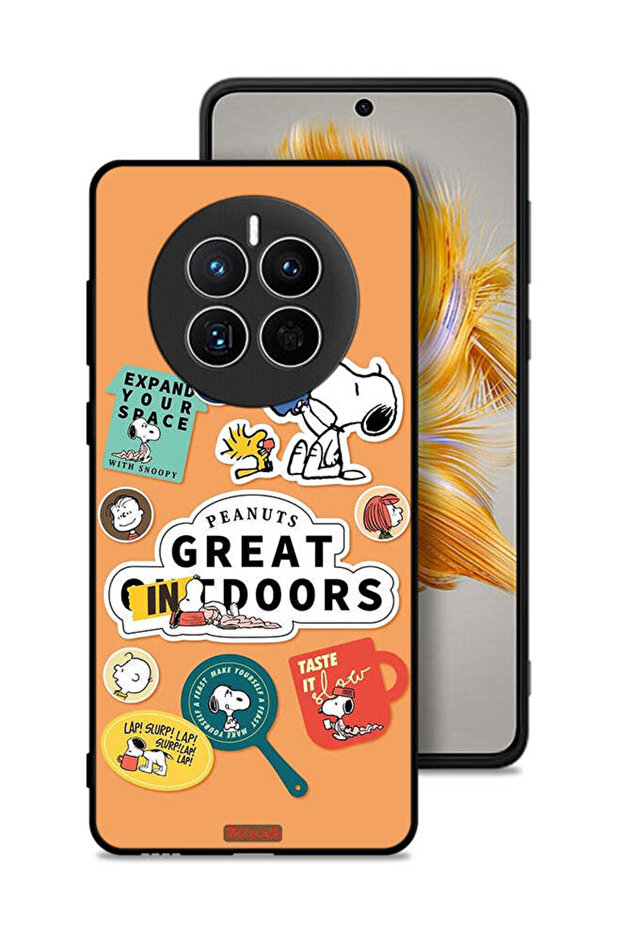 Huawei Mate 50 Protective Case Cover Peanuts Stickers