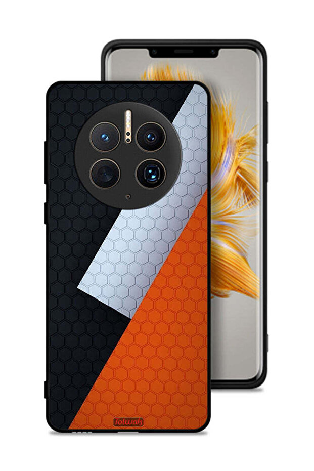 غطاء حماية بنمط لهاتف هواوي ميت 50 برو - 1