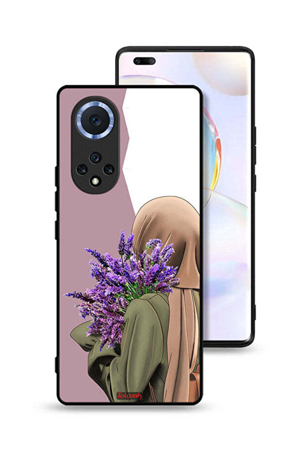 غطاء حماية لهاتف Honor 50 Pro يحمل زهرة