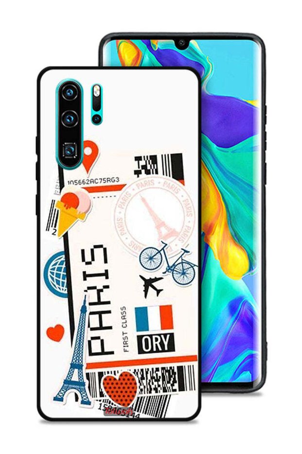 غطاء حماية هواوي P30 Pro ملصق باريس
