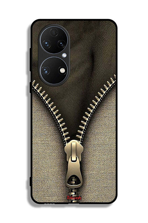 غطاء حماية بنمط سحاب لهاتف هواوي P50E - 2