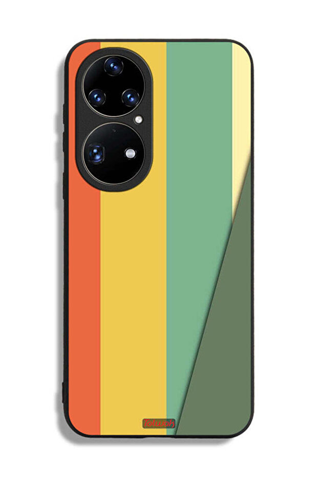 Huawei P50 Pro Protective Case Cover Simple Pattern - 2