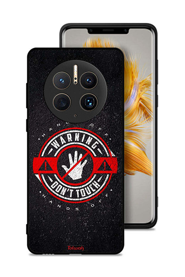 Huawei Mate 50 Pro Protective Case Cover Warning Do Not Touch