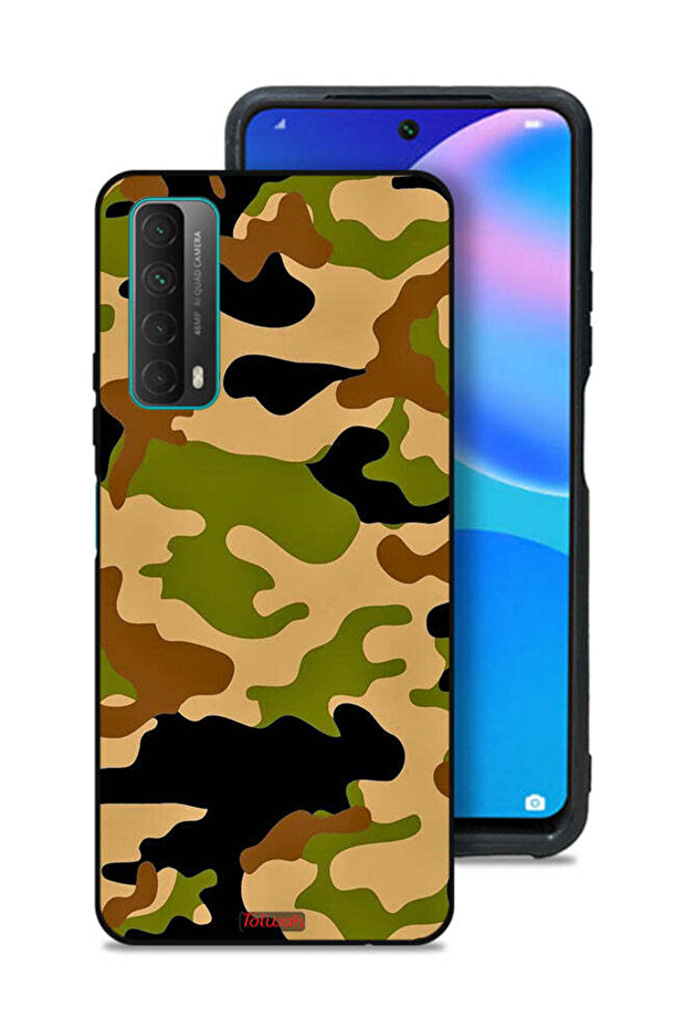 Huawei P smart (2021) Protective Case Cover Camouflage Abstract Digital Pattern