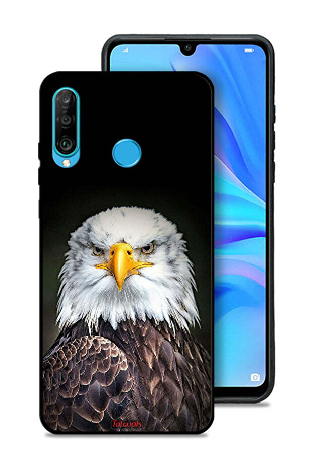 غطاء حماية لهاتف هواوي نوفا 4e بتصميم نسر - 1