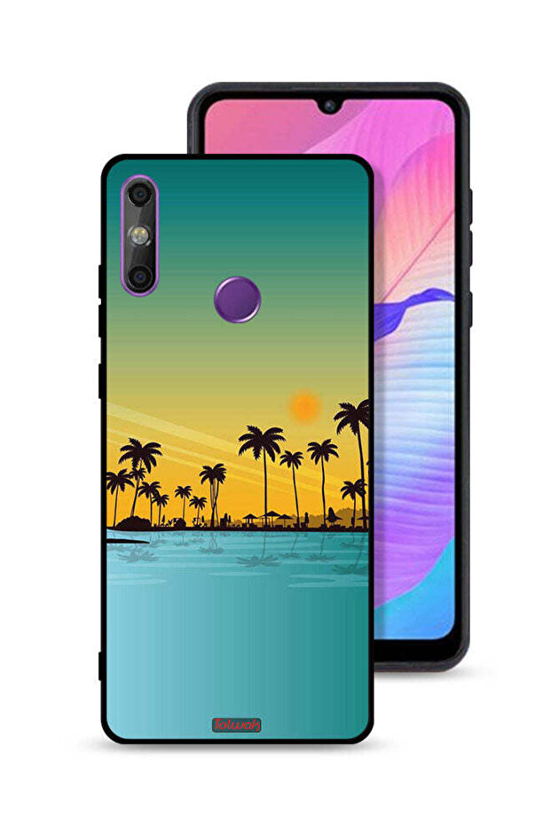 Huawei Enjoy 20e Protective Case Cover Scenery Abstract Art