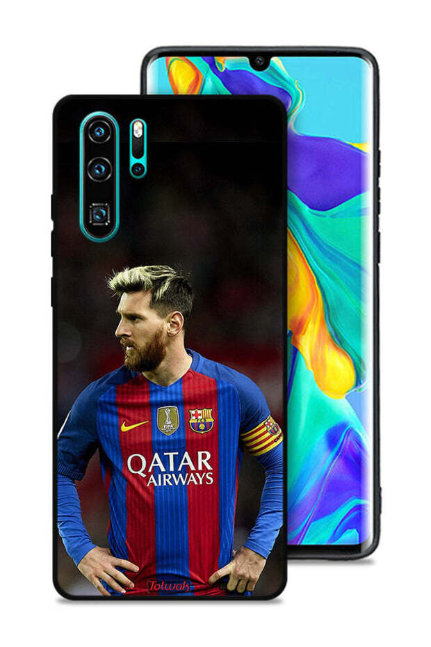 غطاء حماية لهاتف هواوي P30 Pro ميسي برشلونة