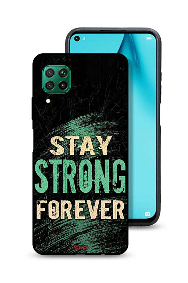 Huawei P40 lite 4G Protective Case Cover Stay Strong Forever