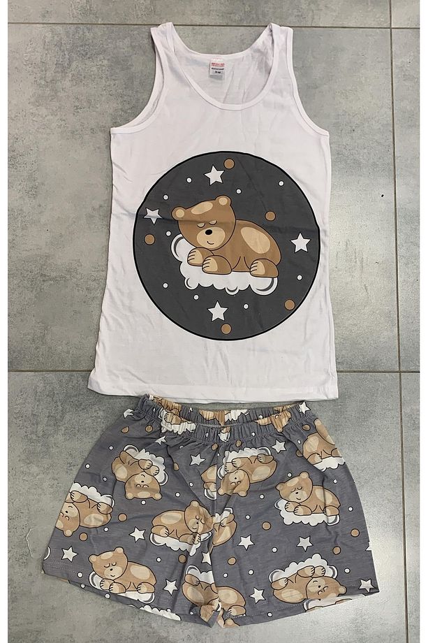 Karakter Baskılı şortlu Pijama Takımı - 2