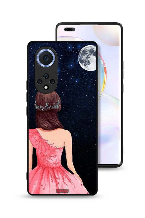 Honor 50 Pro Protective Case Cover Girl And Moon Art