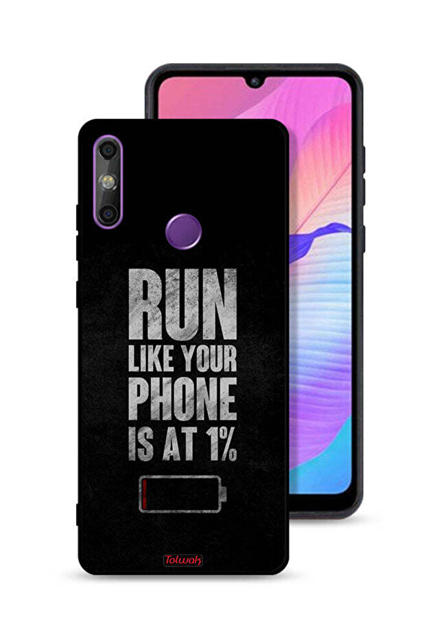 Huawei Enjoy 20e Protective Case Cover Run Like Your Phone Is At 1 Percent