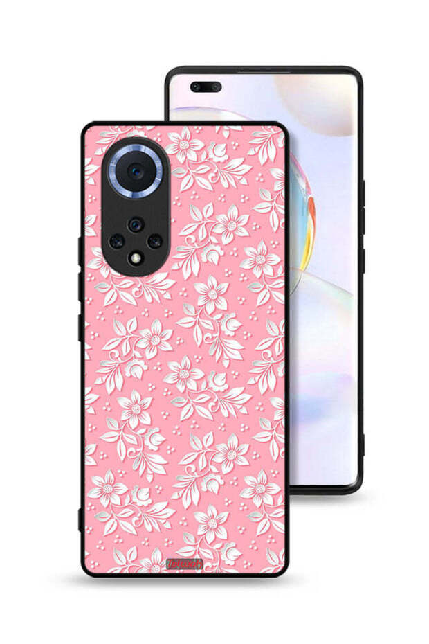 غطاء حماية لهاتف Honor 50 Pro بنمط خلفية زهور