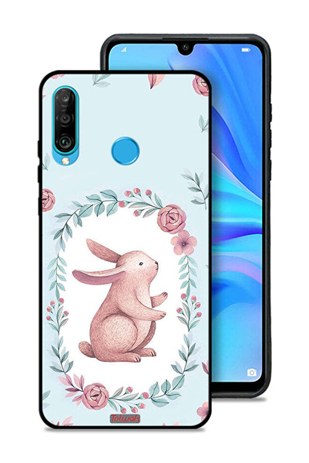 غطاء حماية لهاتف هواوي نوفا 4e على شكل أرنب - 1