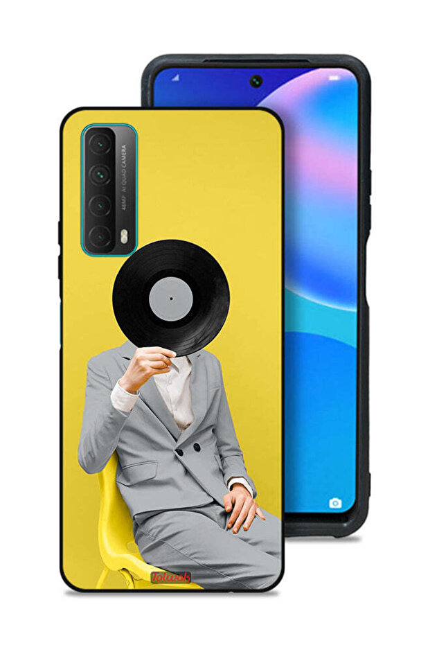 غطاء حماية لهاتف Huawei Y7a بتصميم فن تجريدي من دي جي