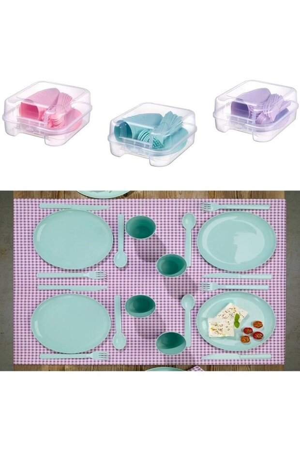 Piknik Seti 31 Parça Yeşil - 1