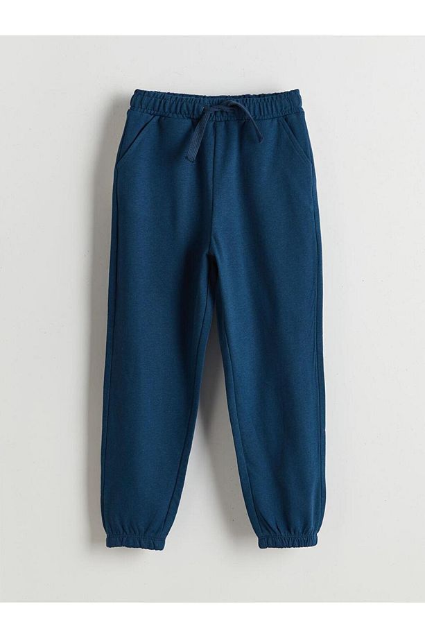 Beli Lastikli Erkek Çocuk Jogger Eşofman Alt (S5) - 1
