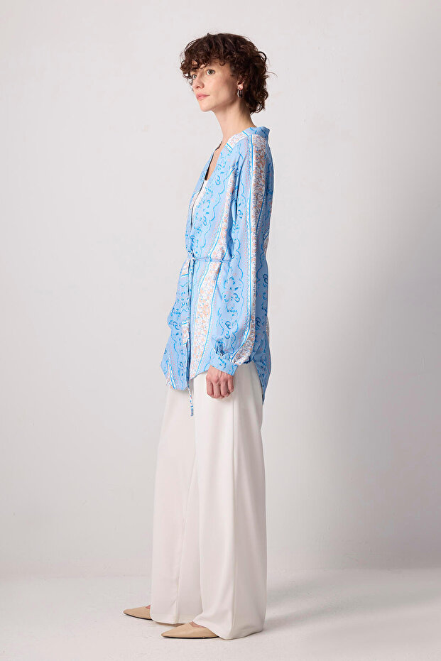 Patterned Oversize Kimono - 4