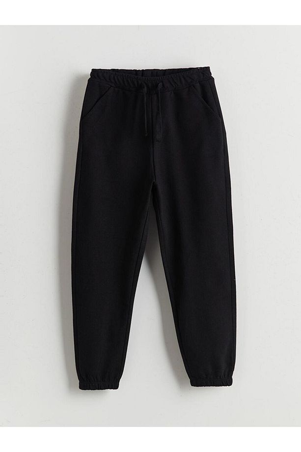 Beli Lastikli Erkek Çocuk Jogger Eşofman Alt (S5) - 1