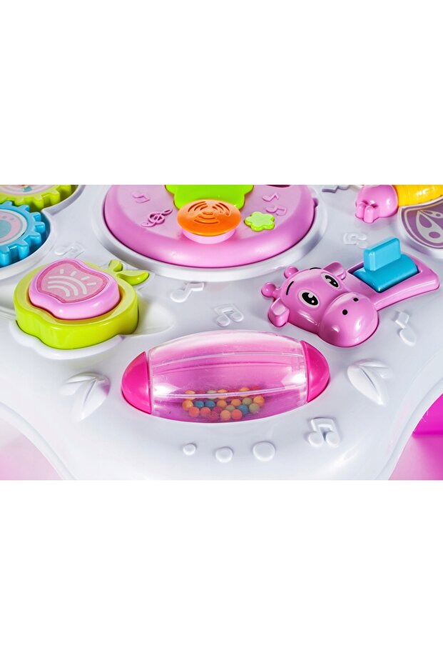 INTERACTIVE Activity Center Buclucasa Table, Equipped with Various Educational Elements, Sounds - 8