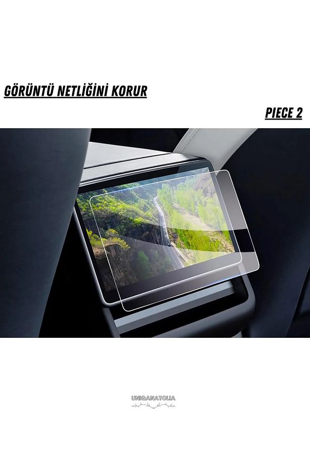 Tesla Model Y Juniper Multimedya ve Arka Ekran Set Nano Ekran Koruyucu - 3