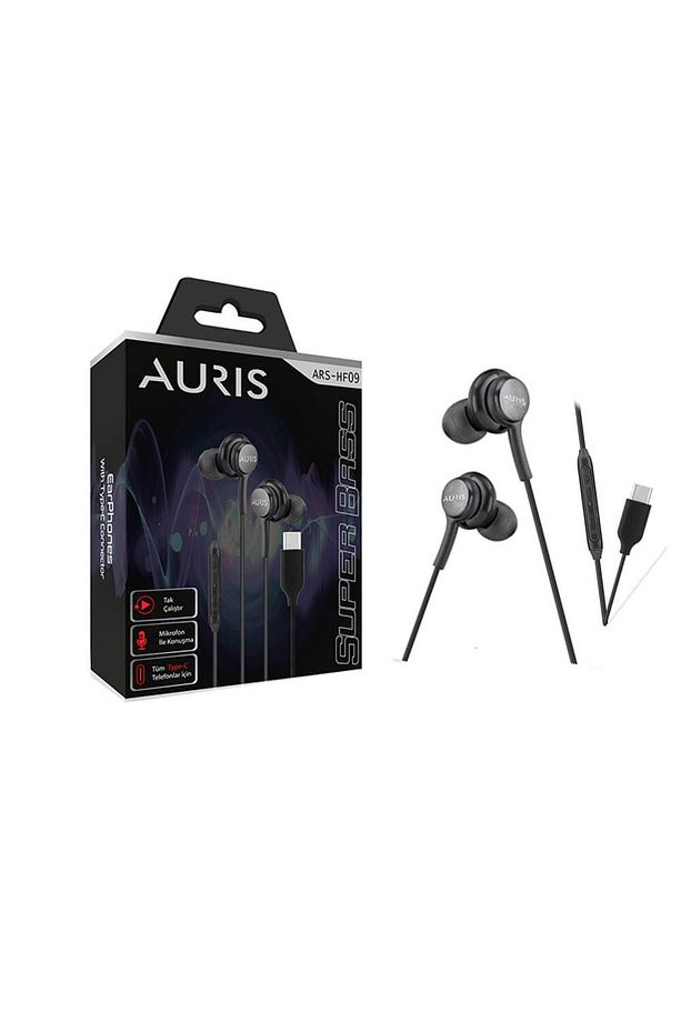 HF09 Type-C Note10 Wired Headset Kulakiçi Kablolu Kulaklık - 1
