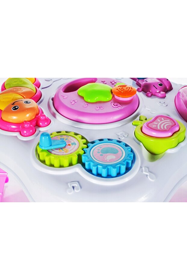 INTERACTIVE Activity Center Buclucasa Table, Equipped with Various Educational Elements, Sounds - 4