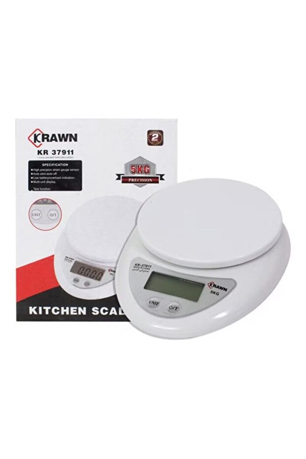 ميزان مطبخ متعدد الأغراض KR-37911 أبيض - 1