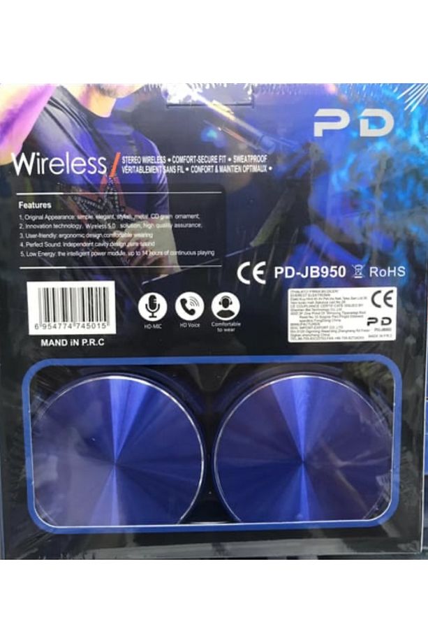 Bluetoothlu kulak üstü super bass kulaklık - 1
