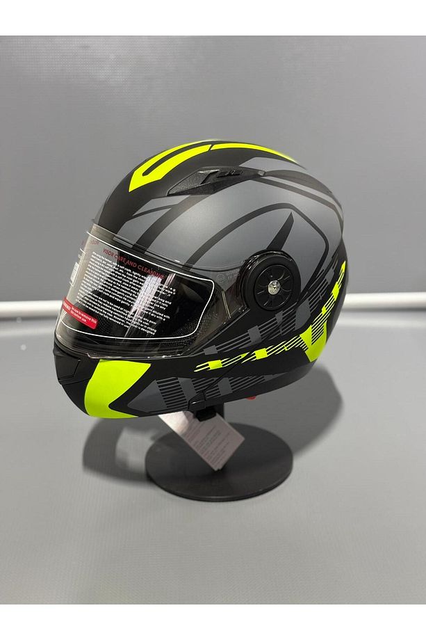 Jk 115 Güneş Vizörlü Çene Açılır Kask Z1 YELLOW - 2