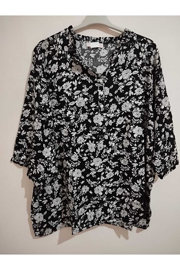 Premium Quality, 3 Buttons, Full Summer, Tontish Size, Sweat-Proof, Stylish Flowing Blouse/Shirt