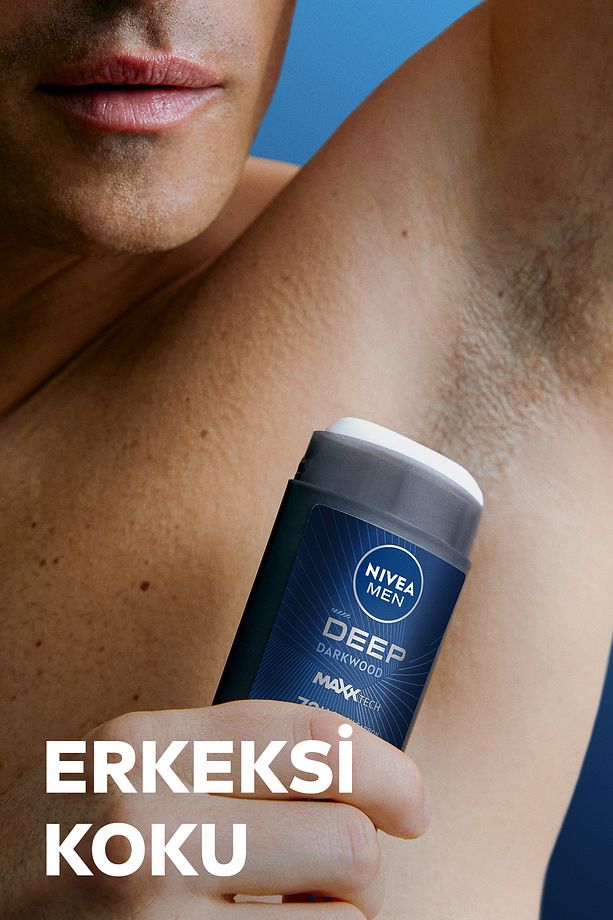 MEN Erkek Stick Deodorant Deep Dimension Aktif Karbon 50ml, 72 Saat Anti-perspirant Koruma - 5