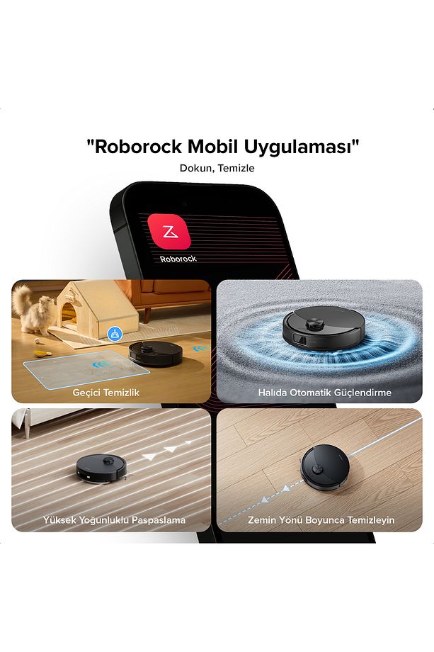 S8 Pro Akıllı Robot Süpürge Siyah - 6