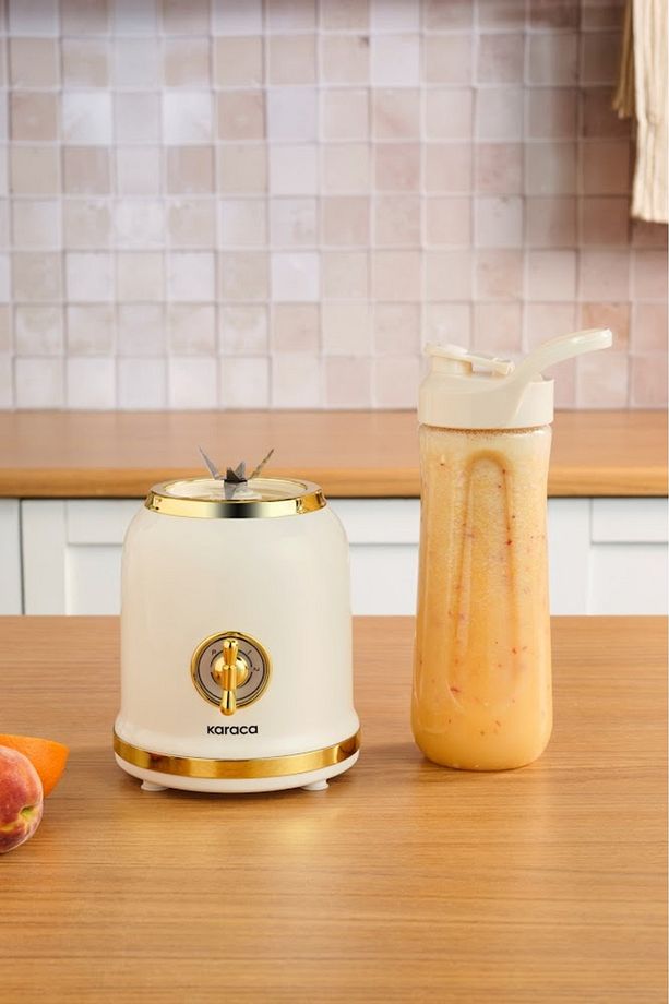 Retro Personal Kişisel Smoothie Blender Cream - 4