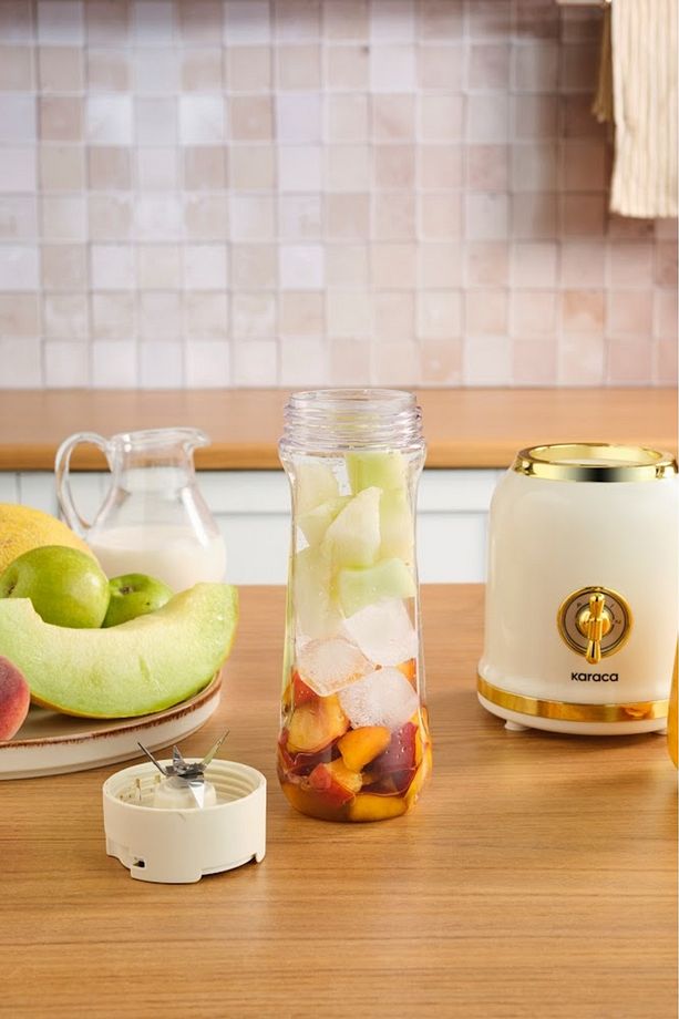 Retro Personal Kişisel Smoothie Blender Cream - 5