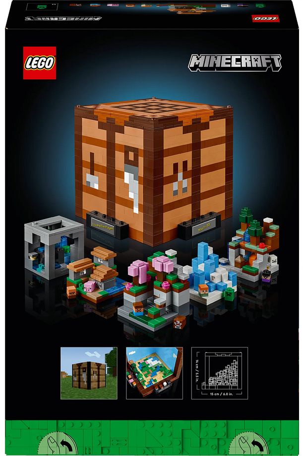 ® Minecraft® Eşya Yapma Masası 21265 - 18+ Yaratıcı Model Yapım Seti (1195 Parça) - 5