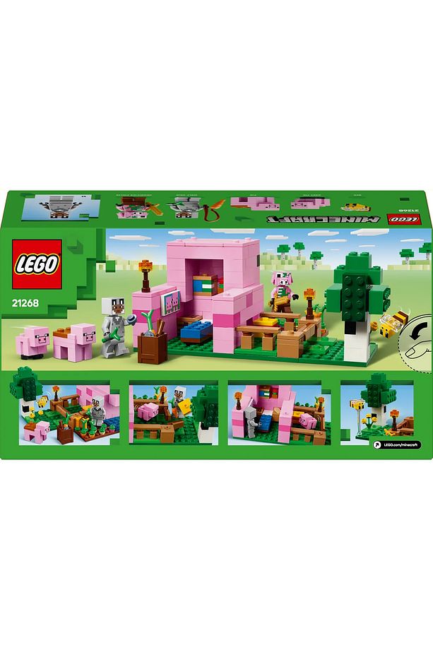 ® Minecraft® Yavru Domuz Evi 21268 - 7 Yaş ve Üzeri Yapım Seti (238 Parça) - 5