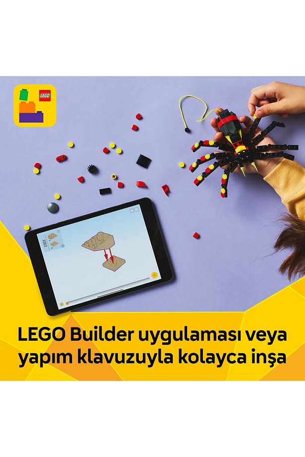 ® Creator 3’ü 1 Arada Vahşi Hayvanlar: Şaşırtıcı Örümcek 31159 - 7+ Oyuncak Yapım Seti (153 Pr) - 10