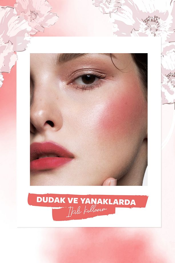 Full Bloom Lip & Blush No: 75 Blur - Dudak Ve Yanak Renklendirici 4.8 ml - 3