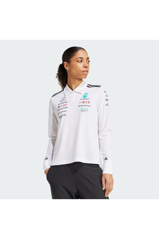 Mercedes - Amg Petronas Formula One Team Uzun Kollu Polo Tişört - 1