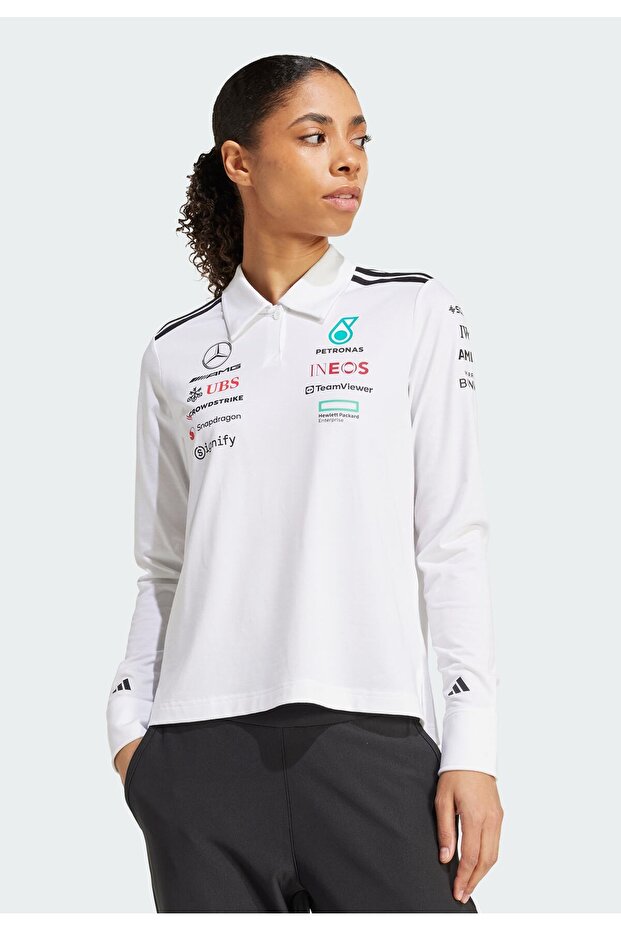 Mercedes - Amg Petronas Formula One Team Uzun Kollu Polo Tişört - 5