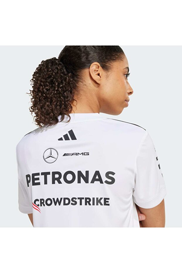 Mercedes - AMG Petronas Formula One Team White Driver Tişört - 4