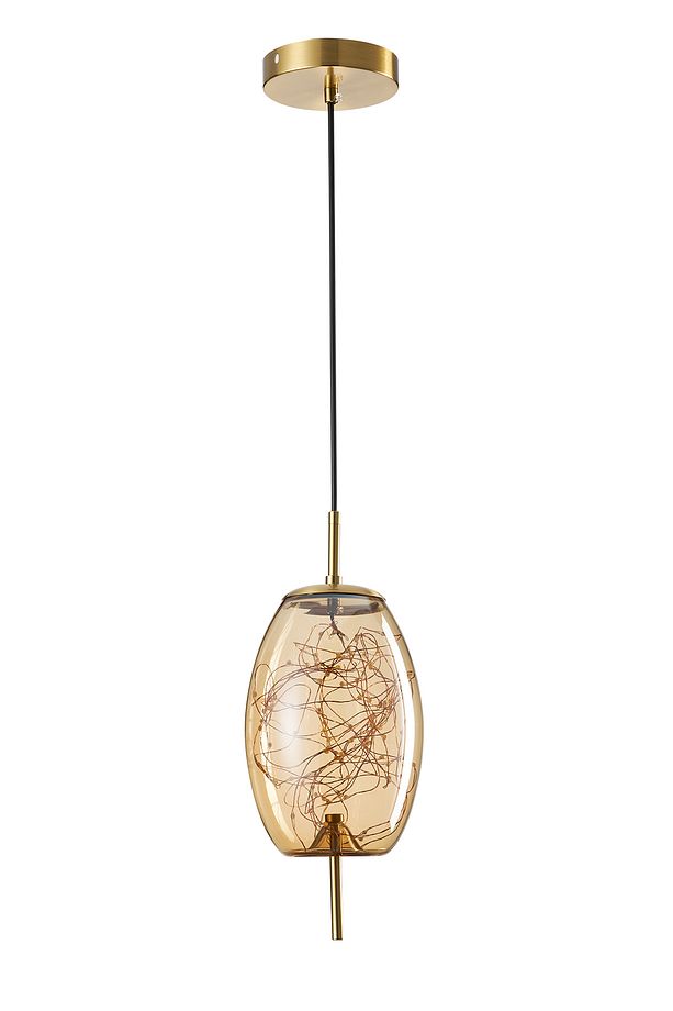 Jasper 10 Watt 3000K Eskitme Bal Camlı Tekli Peri Led Sarkıt Avize - 3